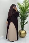 BAHRAİN ABAYA Kahverengi