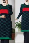 gucci triko tunik yeşil