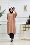 Evin Triko Tunik - Camel